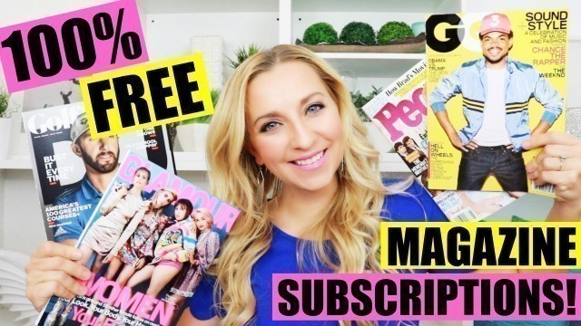 'How to Score 100% Completely FREE Magazine Subscriptions!