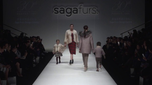 'Mom & Kids Collection - Saga Furs 30th Anniversary in China Fashion Show'