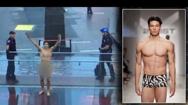 'Naked Man Who Taunted Police Screaming About Donald Trump Is A Fashion Model'