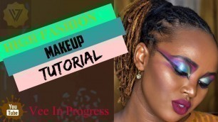 'THE BEST HIGH FASHION MAKEUP||30DAYS MAKEUP ||KENYAN MAKEUP ARTIST ||Vee In Progress'