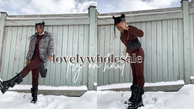 'Lovelywholesale try on haul'