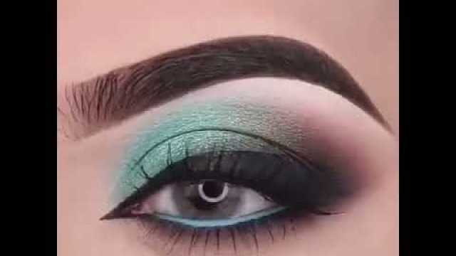 'Beautiful Sea Green Eye Makeup | New Eyeliner Style | girls mackup 2021 | Fashion Wale'