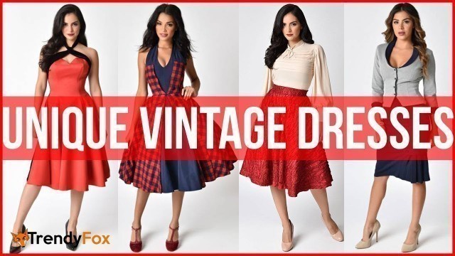 '25+ Unique Vintage Dresses Collection 50s Lookbook | Best Vintage Dress Ideas'