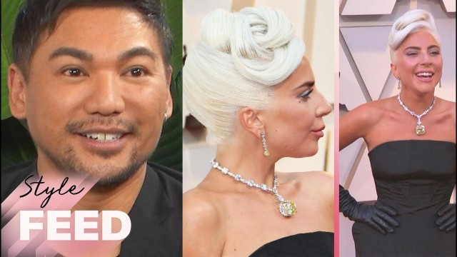 'Lady Gaga\'s Hairstylist Looks Back on a Decade of Red Carpet Styles | ET Style Feed'