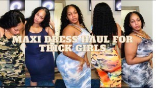 'Thick Girl Maxi Dress Haul/ Sundress Season/ Rainbow, Lovely Wholesale, Fashion Nova, Ross (COLAB)'