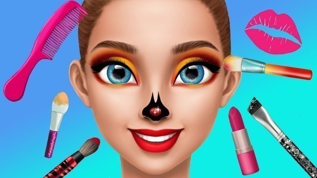 'Fun Teen High School Makeup Hannah\'s Fashion World Dress Up Hair Style Makeover Girls & Kids Games'