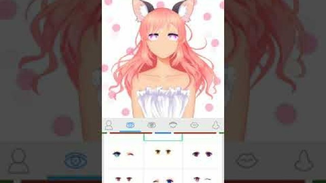 'How to make a pink girl on this anime dress up game'