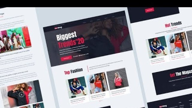 'How To Create Fashion Magazine Website Using Elementor Ready Template [FREE]'