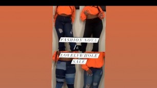 'LOVELYWHOLESALE & FASHION NOVA JEAN HAUL (plus size) +others'