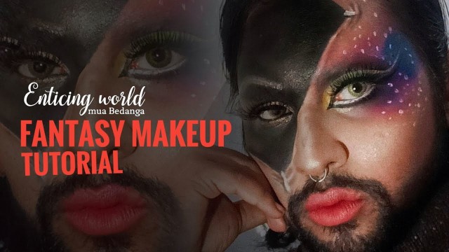 'FANTASY MAKEUP TUTORIAL || HIGH FASHION || ENTICING WORLD ||'