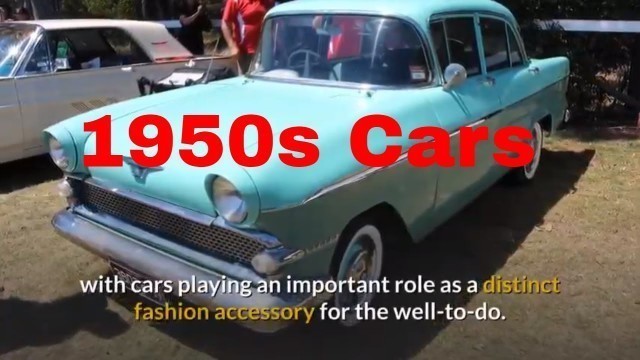 'Vintage Revival Fashions - 1950s Cars'