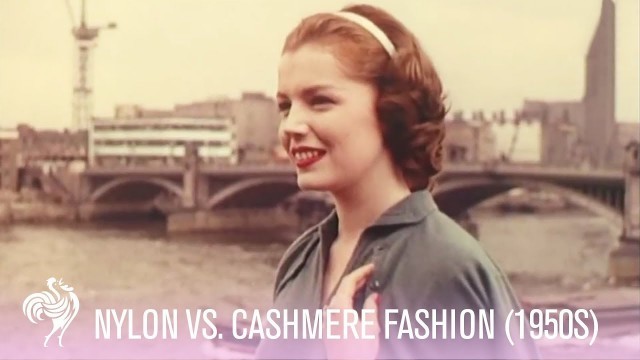 'Nylon Vs. Cashmere Fashion Face-Off (1950s) | Vintage Fashions'