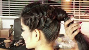 'Side  French Cinderella Hairstyle | young Girls hair  fever for fashion'