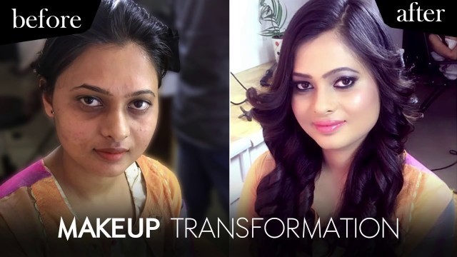 'Groomimg Makeover  for  Ladies Sangeet  Occasion | makeup transformation'