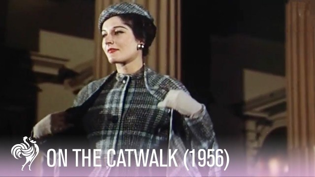 'Extravagant English Catwalk Show (1956) | Vintage Fashions'