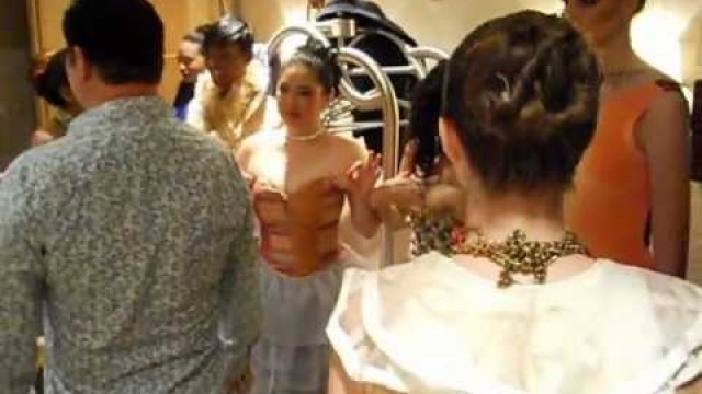 'Inside the Dressing Room with Franovik Designs before LS1426 Fashion Show'