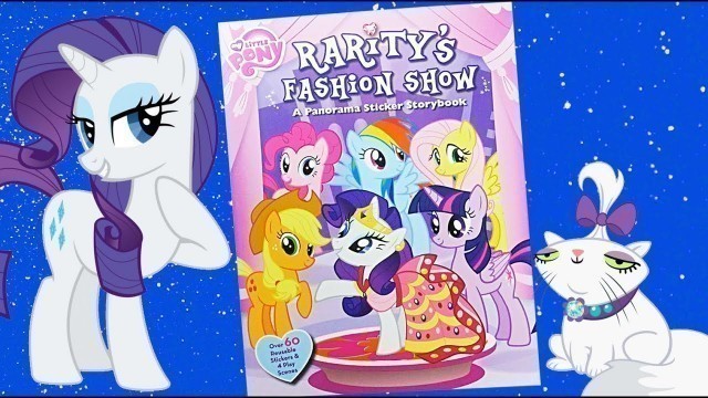 'My Little Pony Activity Sticker Book \'Rarity\'s Fashion Show\' MLP stickers'