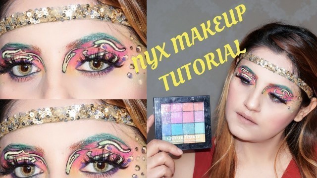 'NYX India Makeup Tutorial | High fashion Makeup | Creative Makeup'