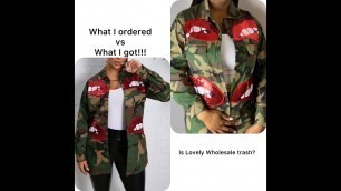 'LOVELY WHOLESALE | WHAT I ORDERED VS WHAT I GOT | ARE YOU SERIOUS!!! | SIZE LARGE'