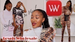 'Lovelywholesale Styling Try-On Haul | South African YouTuber| Giveaway 