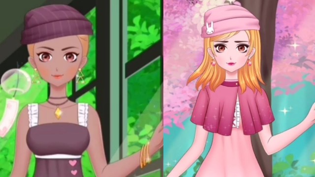 'Anime Girls game | Makeup and clothes 