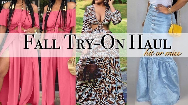 'HIT OR MISS LOVELYWHOLESALE TRY-ON HAUL | FALL FASHION HAUL 2020'