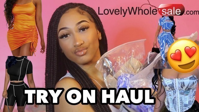 'LOVELY WHOLESALE REVIEW  *Hit or Miss* SPRING OUTFITS TRY ON HAUL | LEAH IS LIVE'