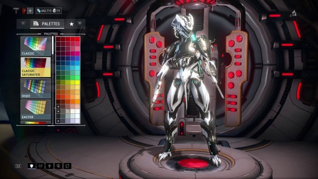 'Warframe Zephyr Fashion Frame showcase'