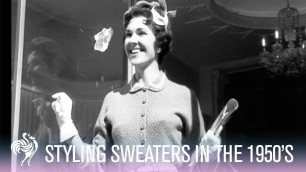 'Styling Sweaters In The 1950s | Vintage Fashions'