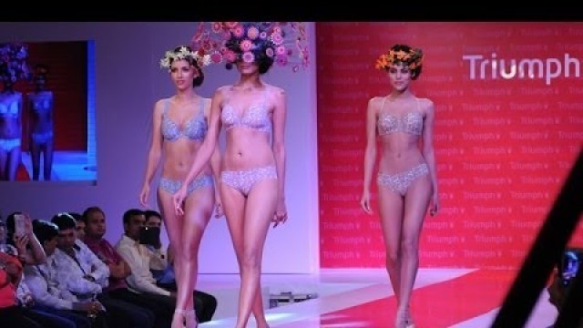 'Triumph Lingerie Fashion Show 2014 | Body Make Up Launch'