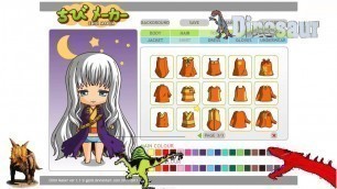 'Game Design fashion Chibi Game Thiết kế thời trang Chibi   ANIME CHIBI MAKER GAME'