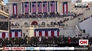 'With passion and fashion, Lady Gaga delivers powerful anthem at presidential inauguration'