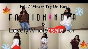 'FASHION NOVA | LOVELYWHOLESALE TRY ON HAUL'