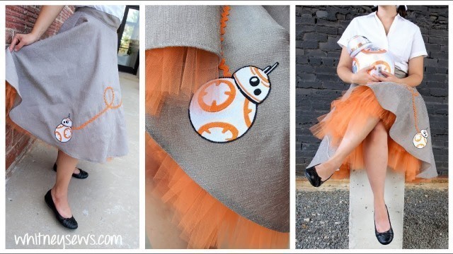 'BB-8 Skirt and Petticoat - 1950s Inspired Fashion | DIY Inspiration | Whitney Sews'