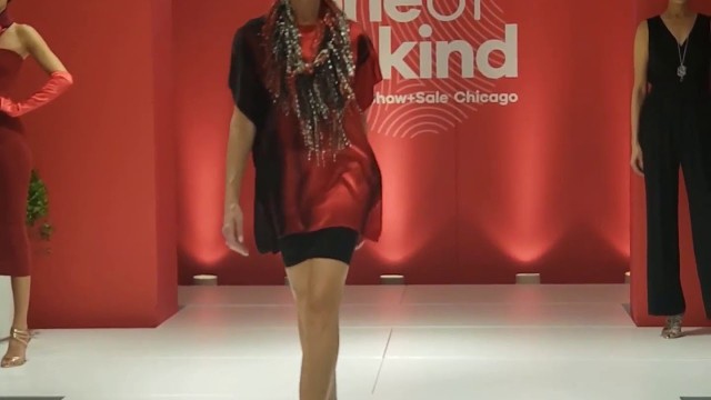 'ScarfLady in One of a Kind Fashion Show Chicago'