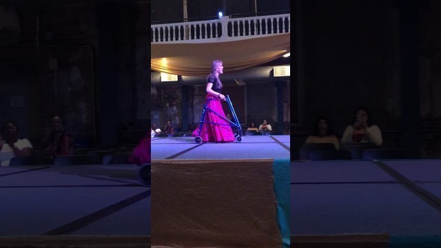 'Serenity Project 2017 Runway fashion show -Teen with cerebral palsy rocking the runway'