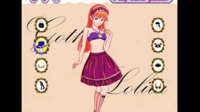 'Anime Lolita Dress Up Game for Kids'