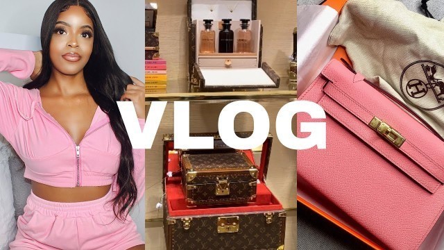 'VLOG: LUXURY HAUL, NEW MAKEUP, LOVELY WHOLESALE SPRING TRY ON HAUL | FT. MEGALOOK HAIR'