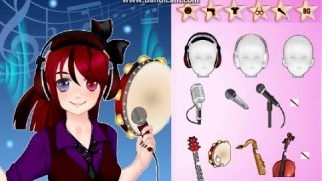 '| Anime singer dress up game | Rinmaru Games |'