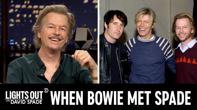 'The Story Behind David Spade’s Pic with David Bowie and Trent Reznor - Lights Out with David Spade'