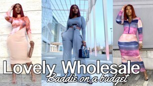 'LOVELYWHOLESALE vs FASHION NOVA | BADDIE ON A BUDGET | CURVY LOVELY WHOLESALE HAUL | LORRILUXXE'