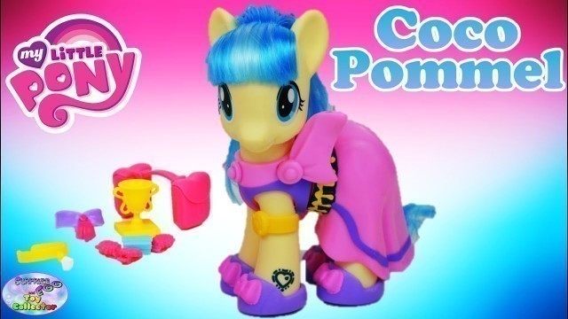 'MY LITTLE PONY Cutie Mark Magic Miss Coco Pommel Fashion Style Surprise Egg and Toy Collector SETC'