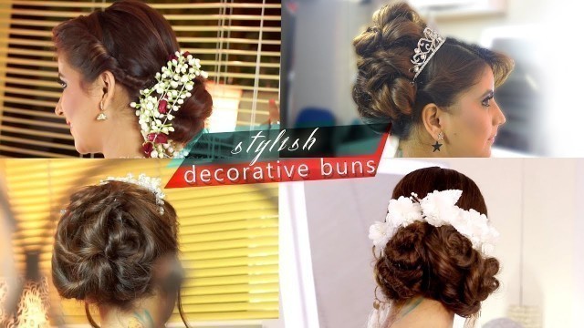 'STYLISH HAIR FASHION BUNS | JOLLY BHATIA FOUR DIFFERENT'