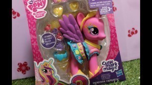 'My Little Pony Princess Cadance Figure Princess Cutie Mark Magic Fashion Style Toy Unboxing'