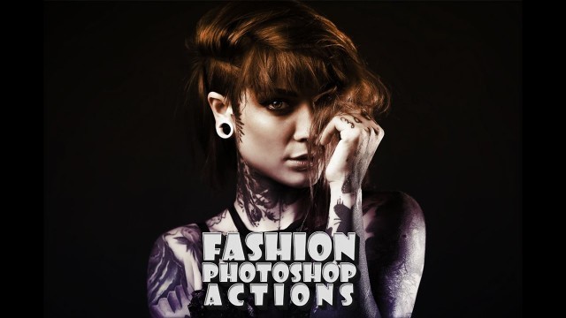 'Create Elegant Fashion Magazine Effect In Photoshop Using Free Actions'