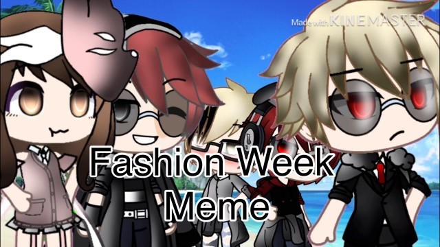 'Fashion Week Meme ll MHA ll Bnha ll contains some gay content ll read description ll'