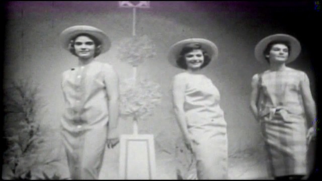 '1950s: Fashion show footage'