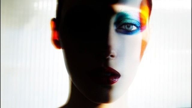 'High Fashion Makeup/Photo shoot | Geometric - Lights & Colors'