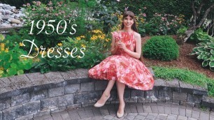 'VINTAGE 1950\'s LOOKBOOK (Part 1) Party Dresses'