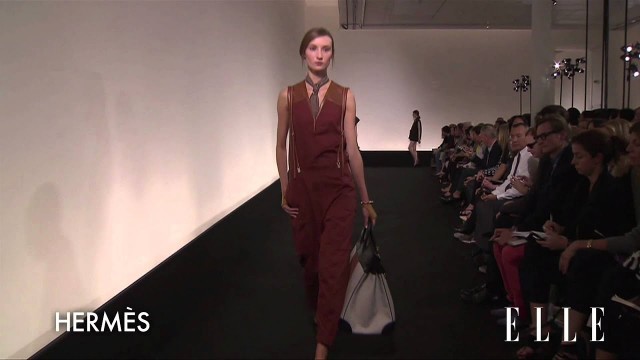 'Hermes 2013 SS Runway Show Paris Fashion Week ELLE TV'